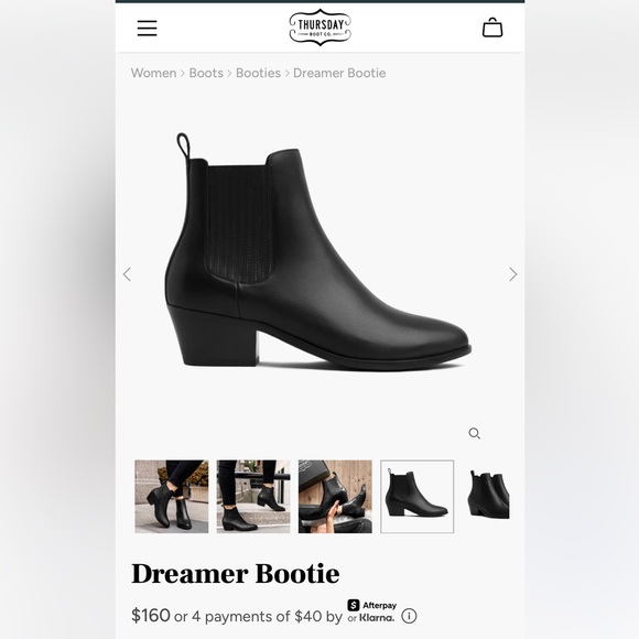 Thursday Boot Company Shoes - Thursday Boot Company Black Dreamer Bootie Size 6